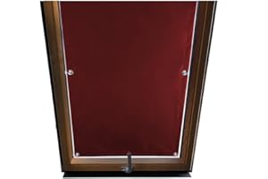 ZHhan Blackout Roof Skylight Blind Window Curtain for Roof Windows with Sucker UV Protection Without Drill