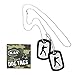 Kids Army Camo Helmet & Assault Vest Combo - with Free Army Dog Tags, Ages 5-13yrs