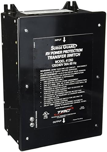 Technology Research 4126000101 50 Amp Surge Guard Transfer Switch
