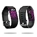 MightySkins Protective Vinyl Skin Decal for Fitbit Charge HR Watch cover wrap sticker skins Purple Style