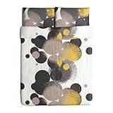 Ikea Bolltistel Duvet Cover and Pillowcases, Full/Queen, Yellow