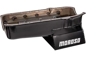 Moroso 20206 8.25" Oil Pan for Chevy Small-Block Engines with Passenger-Side Dipstick