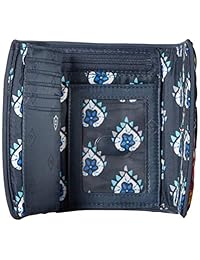 Vera Bradley Iconic RFID Riley - Cartera compacta (algodón)