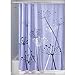 iDesign Thistle Fabric Shower Curtain for Master, Guest, Kids', College Dorm Bathroom, 72