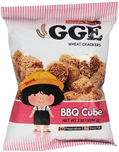 Wei Lih GGE Wheat Crackers BBQ Cube, 2.82 Oz (Pack of 5) by Wei Lih