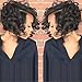 ATOZWIG Synthetic Short Wigs for Black Women Female Cut Wig Heat Resistant Synthetic Wigs Women Short Curly Hair