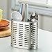 Stainless Steel Hanging 2 Compartments Mesh Utensil Drying Rack/Chopsticks/Spoon/Fork/Knife Drainer Basket Flatware Storage Drainer