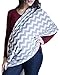 Bay's Infinity Nursing Scarf for Breastfeeding - Double-Sided Grey Chevron Pattern - Incredible Quality, Super Soft