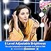 Hollywood Style LED Vanity Mirror Lights Kit, Guckmall 12 LED 17.6ft 7000K Dimmable Daylight White Flexible LED Light Strip with Dimmer for Makeup Vanity Table Set in Dressing Room Mirror Not Included