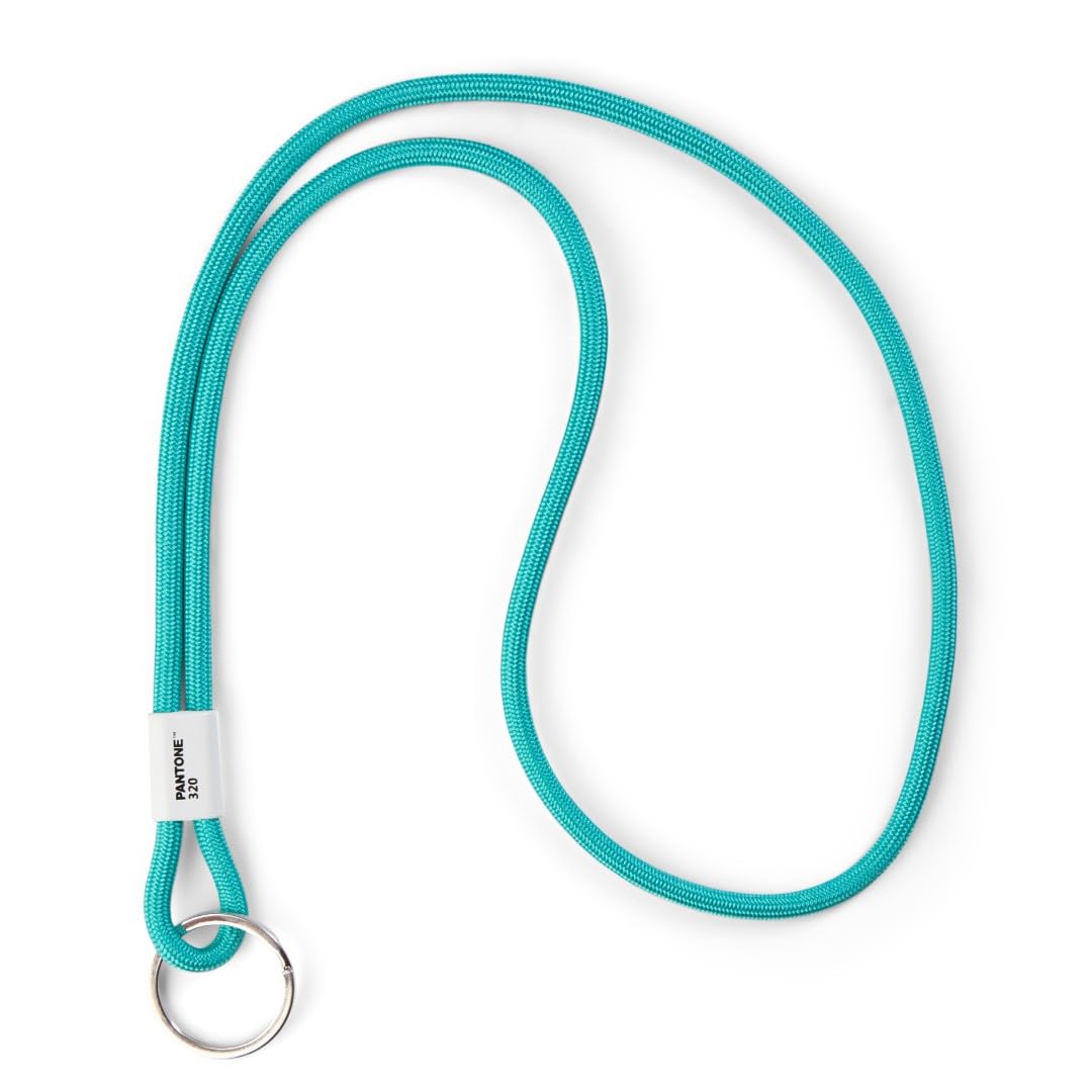 Pantone Designer Key Chain Long Key Chain Robust and Colourful Long Turquoise 320 Turquoise 48 cm