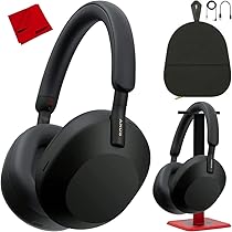 Sony Fones de ouvido WH1000XM5/B sem fio com cancelamento de ruído