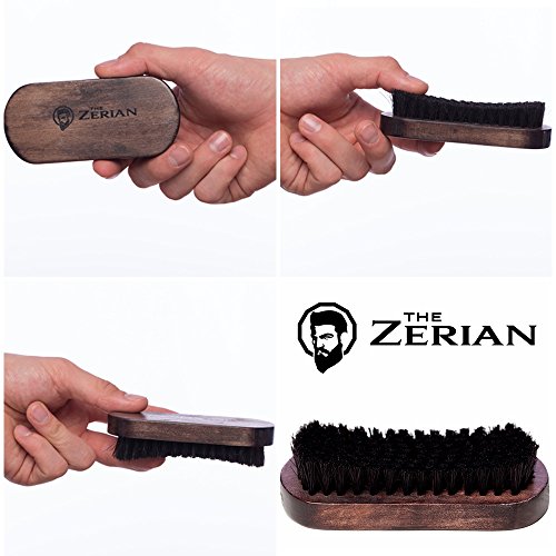 Beard Brush for Men 100 Firm Boar Bristle Best Grooming Comb for