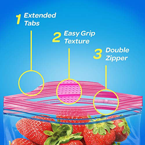 Ziploc Storage Bags, For Food, Sandwich, Organization and More