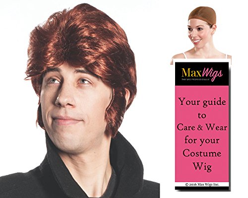Enigma Costume WigsHandsome Hans Color Auburn - Enigma Wigs Freeze Prince Bundle w/Cap, MaxWigs Costume Wig Care Guide