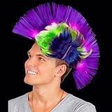 Fun Central AD155 1ct LED Light Up Mohawk