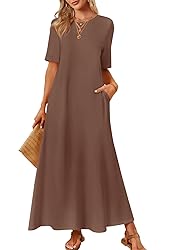 MEROKEETY Women's 2025 Spring Summer Casual Maxi