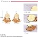 LILIE&WHITE Stamping Tassel Earrings Bohemian Tassle Drop earrings Hanging Fashion Jewelry For Women