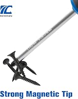 ROTATION 6Pcs Magnetic Tip Screwdriver Set 3 Phillips 3 Flat Cushion Grip view 5