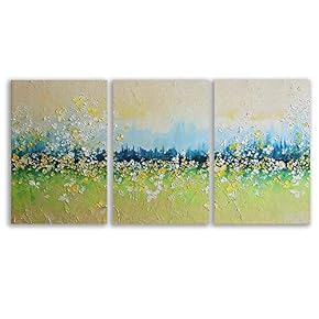 3 Plane Abstract Oil Painting Painting Wall Bedroom...