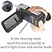 Video Camera Camcorder, WELIKERA IR Night Vision Remote Control Handy Camera, HD 1080P 24MP 16X Digital Zoom Video Camcorder with 3.0