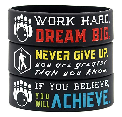 6-Pack-Motivational-Bowling-Wristbands-Bowling-Gifts-Jewelry-Accessories-for-Bowlers-Bowling-Team-Awards-and-Party-Favors-Unisex-for-Men-Women-Youth-Teen-Girls-Boys