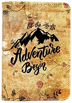 Let The Adventure Begin [Customized] Passport Holder /Passport Cover/Passport Wallet_Emerishop …