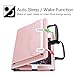 Fintie Handbag Case for iPad 9.7 2018/2017, iPad Air 2, iPad Air, Multi-Angle Viewing Stand Cover with Handle, Document Pocket, Auto Wake/Sleep for iPad 6th / 5th, iPad Air 1/2, Rose Gold
