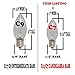 Novelty Lights Ceramic Christmas Replacement Bulbs - Outdoor Individual Bulbs for Events, Holiday Parties, Patios, and More - C7/E12 Candelabra Base, 5 Watt Lights (Purple, 25 Pack)