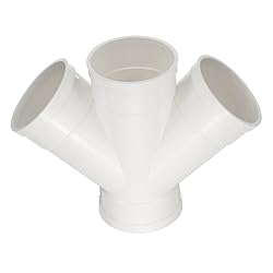 PATIKIL Double Wye Duct Splitter, 4" to