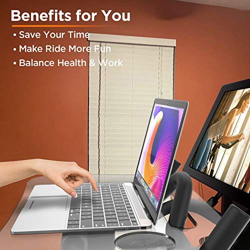 IPOW Peloton Desk Tray with Cup Holder Peloton Laptop Tray Holder for