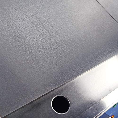 TAIMIKO Commercial Electric Griddle Flat Top Grill HotPlate Kitchen Grill CounterTop Stainless Steel Thermostatic Control 1500W 12" One Year Warranty - Thumbnail 6