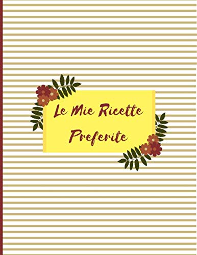 Ricettario Vuoto Da Stampare