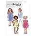 BUTTERICK PATTERNS B4176 Children's/Girls' Top, Dress, Shorts and Pants, Size 6-7-8