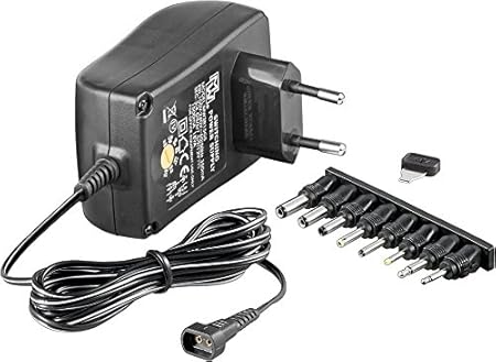 Goobay Universal-Netzteil mit max. 27W / 2250mA inkl. 8 Adapterstecker DC