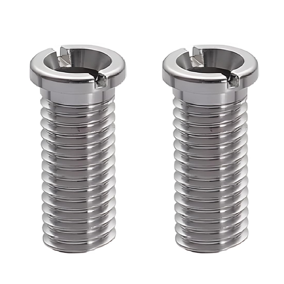 LuLiyLdJ Pack of 2 M12 x 40 mm Silver Hollow Screw Sink, 304 Stainless Steel Drain Strainer Screw, for Drain Fitting, Sink Strainer, Kitchen Sink, Shock Sink Accessories