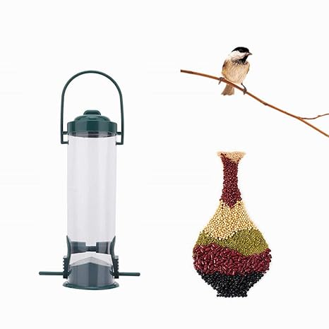 Bird Feeder Animal Food Water Automatic Hanging Window Wild Feed