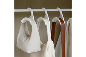 Chris.W 12 PCS Purse Hanger Hook Bag Rack Holder, Handbag Hanger Over The Closet Rod Hanger for Storing and Organizing Purses