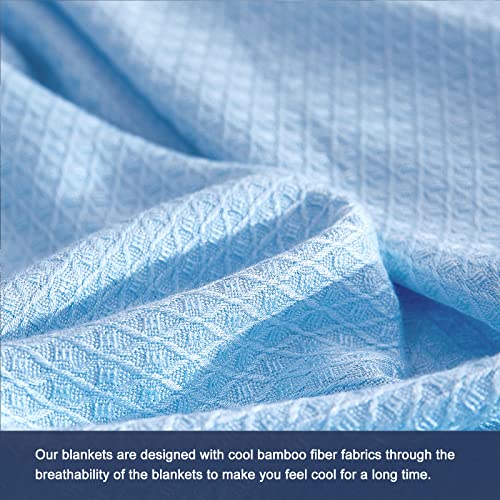 DANGTOP Cooling Blankets, Bamboo Blanket for AllSeason, Cooling