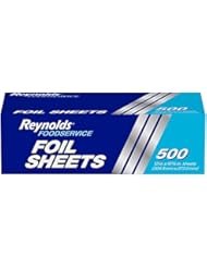 Reynolds Foodservice Aluminum Foil Sheets - 12 x 10.75 Inches, 500 Sheets