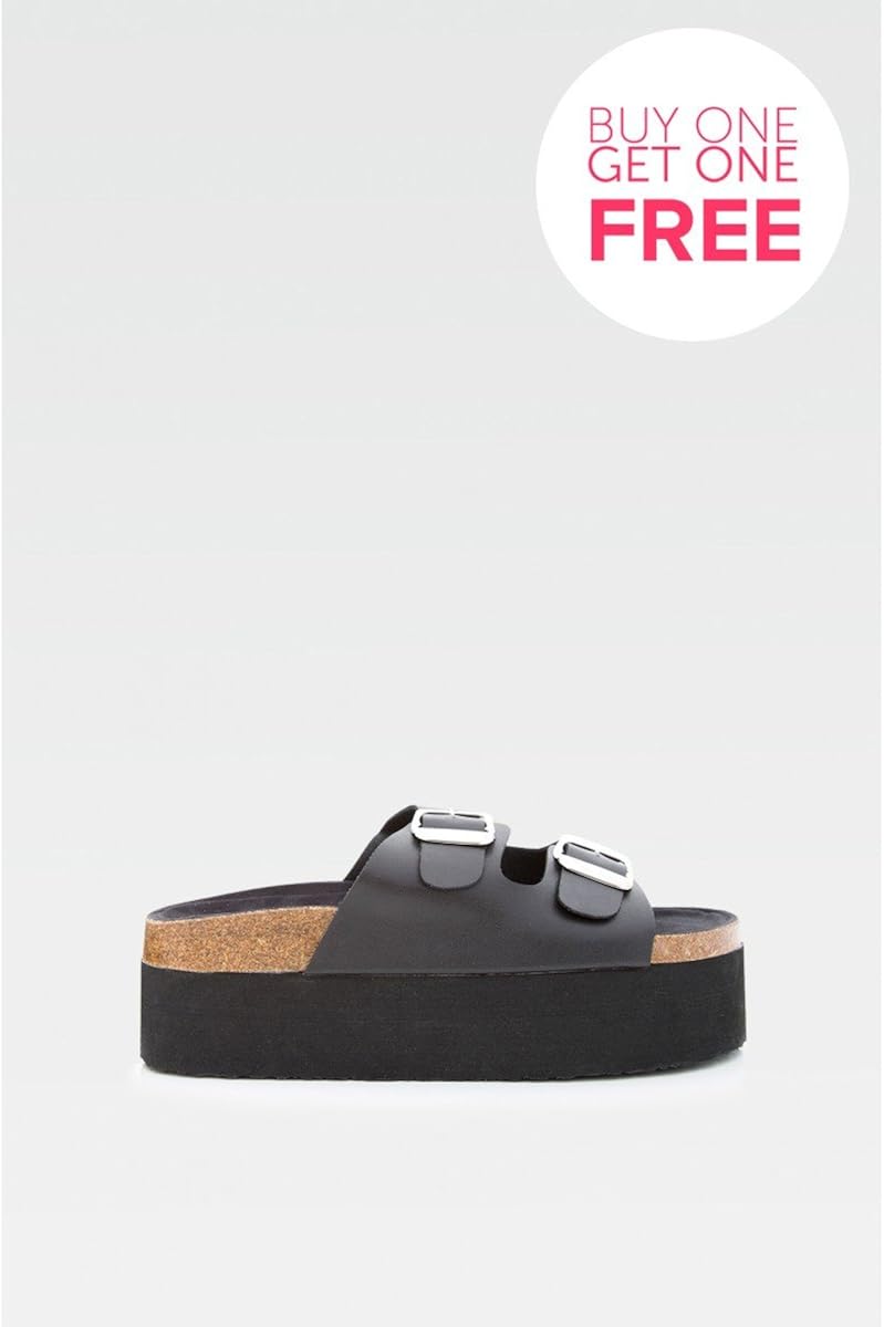 womens flatform sliders