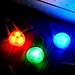 ULwysd Dog Collar Light, Waterproof Silicon LED Dog Collar Safety Night Walking Lights for Dog and Cat - Batteries Included. (3 pack)