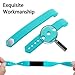iGK Replacement Bands Compatible for Fitbit Alta and Fitbit Alta HR, Newest Adjustable Sport Strap Smartwatch Fitness Wristbands with Metal Clasp Teal Small