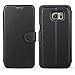 TANNC Galaxy S6 Edge Plus Case, Flip Leather Wallet Phone Case [Layered Dandy] - [Card Slot][Flip][Wallet] - For SAMSUNG Galaxy S6 Edge Plus Devices - Black