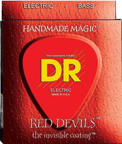 DR Strings RDB45 Red Devils Medium Electric Bass 4 String Set (45-105)