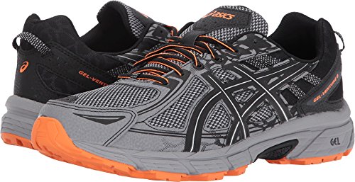 ASICS Mens Gel-Venture 6 Running Shoe, Frost Grey/Phantom/Black, 12.5 4E US