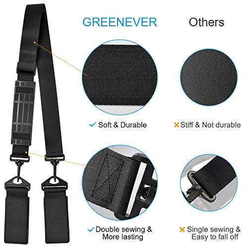 GREENEVER Ski Strap,Ski Carrier,Ski Straps and Pole Carrier,Ski Carrier Strap to Free Your Hands and Transport Your Ski Gear Everywhere You Go - Great for Families-Adults and Kids- Ski Carriers