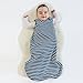 Woolino Merino Wool and Organic Cotton Baby Sleep Bag - 4 Season Classic Sleep Sack for Baby - Two-Way Zipper Sleeping Bag for Baby and Toddler - 6-18 Months - Navy Blue
