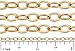 houseofgems 5 Feet 14 Karat Gold Filled Bulk Chain, Small Flat Cable Chain, Light Weight, 1.6x1.9mm