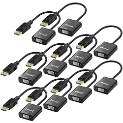 Moread DisplayPort (DP) to VGA Adapter, 10