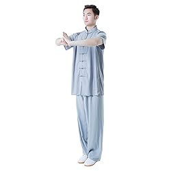 ZooBoo Unisex Short Sleeve Taichi Uniform Summer